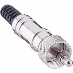 Jack 3.5 mm mâle droit Lumberg 1532 05 Nombre de pôles: 3 stéréo argent 1 pc(s)