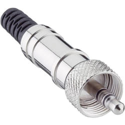 Jack 3.5 mm mâle droit Lumberg 1532 05 Nombre de pôles: 3 stéréo argent 1 pc(s)