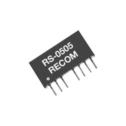 Convertisseur cc/cc pour circuits imprimés Recom RS-2405D Nbr. de sorties: 2 x 24 v/dc 5 v/dc, -5 v/dc 200 mA 2 w 1 pc(s) Q31617