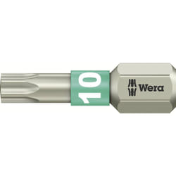 Wera - embout torx t 10 05071032001 acier inoxydable forme (embouts): d 6.3