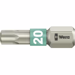 Informations techniques Forme (embouts) : D 6.3 Longueur : 25 mm Matériau : acier inoxydable Propulseur : 1/4" (6.3 mm) Sorti ...