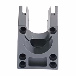 description Support de gaine pour un montage simple et rapide pour gaines de protection de câbles SILVYN® RILL. Trous de pass ...