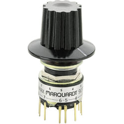 Marquardt - 9037.0200 9037.0200 Commutateur rotatif 28 v 0.014 a Positions de commutation 6 1 x 30 ° 1 pc(s)