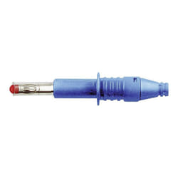 Fiche mâle à lamelle X-GL-438 ø de la broche: 4 mm Stäubli X-GL-438 66.9584-23 bleu 1 pc(s) D29220