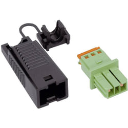 Wago - Connecteur d'alimentation série (connecteur réseau) winsta knx 893-1002 femelle, droit Nombre total de pôles: 2 3