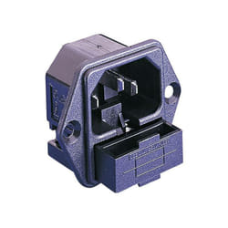 Bulgin - Connectique pour appareils réfrigérants série (connecteur réseau) pf PF0001/63 embase mâle verticale Nombre total de pôles: 2 + pe 10 a n