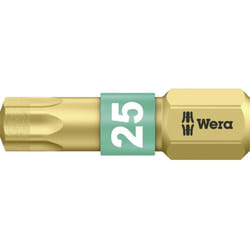 Wera - Embout Torx t 25 05 066106 001 Acier à outils allié, revêtement diamanté Forme (embouts): d 6.3 1 pc(s)