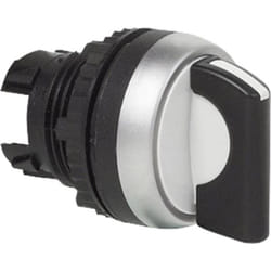 Baco - BA223928 L21MD03 Bouton sélecteur collerette plastique, chromé noir 2 x 45 ° 1 pc(s)