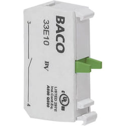 Baco - 33E10 Élément de contact 1 no (t) à rappel 600 v 1 pc(s) D79335