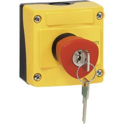 Baco - LBX11201 Bouton d'arrêt d'urgence, Bouton champignon en boîtier 240 v/ac 2.5 a 1 nf (r) IP66 1 pc(s) D79349