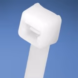 Panduit Cable Tie, 7.4"L (188mm), Standard, Nylon, Natural, 100pc, Nylon, 188 mm