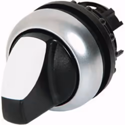 Eaton M22-WRLK-W, Commutateur à bascule, Plastique, Noir, Titane, Blanc, IP66, CE, UL, CSA, 29,7 mm