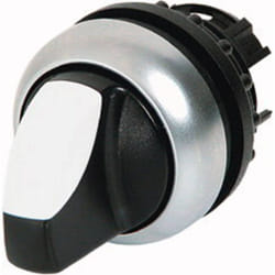 Eaton M22-WRLK-W commutateur électrique Commutateur à bascule Noir, Titane, Blanc