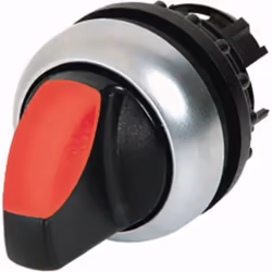 Eaton M22-WRLK-R, Commutateur à bascule, Plastique, Noir, Rouge, Argent, IP66, 29,7 mm, 45,9 mm