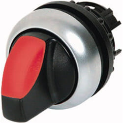 Eaton M22-WRLK-R commutateur électrique Commutateur à bascule Noir, Rouge, Argent