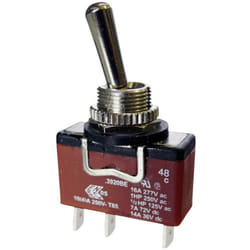 Interrupteur à levier 1 x (On)/Off/On Arcolectric (Bulgin Ltd.) C3921BEAAA 250 V/AC 10 A IP67 momentané/0/permanent 1 p