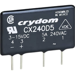 Crydom - Relais à semi-conducteurs CX240D5 5 a Tension de contact (max.): 280 v/ac à commutation au zéro de tension 1 pc(