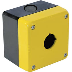 Boîtier vide Idec FB1W-111Y 1 emplacement (l x H x P) 76 x 76 x 59.5 mm jaune 1 pc(s)