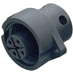 Binder - 09-0212-00-04 Cosse cylindrique mâle embase mâle Nombre total de pôles: 3 + pe Série (connecteur rond): 692 1 pc