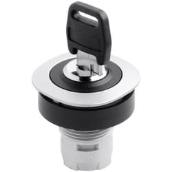Schlegel - RQJSSA18 rontron RQJSSA18 Commutateur à clé métal, noir 1 x 90 ° 1 pc(s) D75794