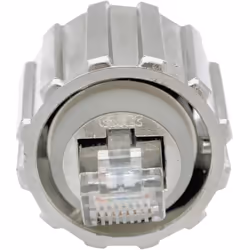 Conec 17-10001, RJ45, Gris, Or, IP67, 1,2 A, Bronze phosphoreux plaqué nickel