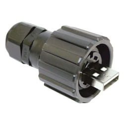 Connecteur USB 2.0 type A IP67 vérouillage à baïonnette Conec 17-200121 D19000