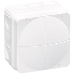 Boîte de dérivation Wiska 10060622 (l x l x h) 76 x 76 x 51 mm blanc IP66 X99456