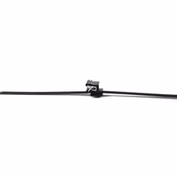 Hellermann Tyton T50ROSEC5A-W-PA66W-BK, Polyamide, Noir, 4,5 cm, 200 mm, 4,6 mm, 1,3 mm