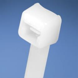 Panduit Cable Tie, 5.6"L (142mm), Intermediate, Nylon, Natural, 1000pc serre-câbles