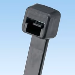 Panduit Cable Tie, 5.6"L (142mm), Intermediate, Weather Resistant, Black, 1000pc, Nylon, Noir, 142 mm