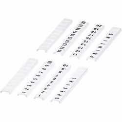 Informations techniques Convient pour (détails) : Largeur de borne 4,2 mm Couleur : blanc Marquage : 1-100 Matériau (détails) ...