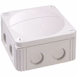 Boite de derivation Wiska Boîte de dérivation 10060531 (L x l x H) 110 x 110 x 66 mm gris clair (RAL 7035) IP66/IP67