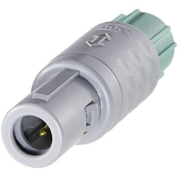 ODU - S11M07-P04MJG0-0000 Cosse cylindrique mâle mâle, droit Nombre total de pôles: 4 Série (connecteur rond): medi-snap®