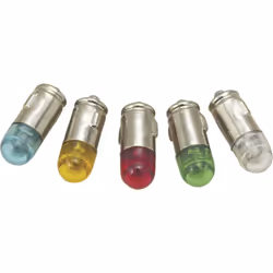 description Ampoule à LED (Ø x L) 7 mm x 20 mm robuste et résistante aux chocs. Durée de vie de 30 000 h. Couleur: blanc. Ten ...