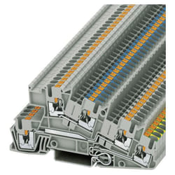 Phoenix Contact - Bloc de jonction pour conducteur de protection d'installation Contenu: 1 pc(s) pti 2,5-PE/L/N 3213950 D18013