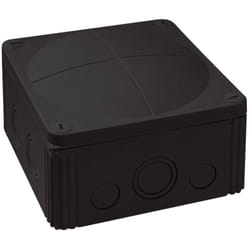 Boîte de dérivation Wiska 10062214 (l x l x h) 140 x 140 x 82 mm noir IP66/IP67