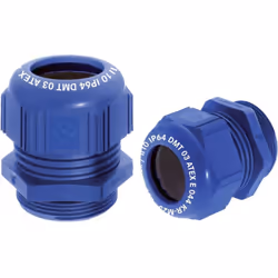 Informations techniques Couleur : bleu (RAL 5015) Filetage extérieur : M20 Indice de protection : IP68 (jusqu'à 10 bar) Longu ...