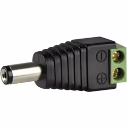 Informations techniques Ø intérieur : 2.1 mm forme du connecteur : mâle, droit Ø extérieur : 5.5 mm Informations techniques D ...