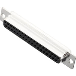 Embase SUB-D femelle 37 pôles MH Connectors 2101-0200-14 180 ° fût à souder 1 pc(s)