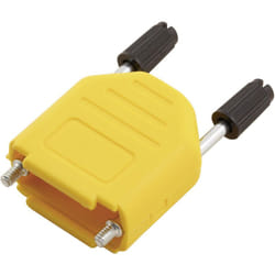 Mh Connectors - Capot sub-d 37 pôles 6353-0105-04 matière plastique 180 ° jaune 1 pc(s) D14815