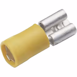 enquête jaune 9.5 mm x 1.2 mm 4 mm² - 6 mm² description Cosse clip pré-isolée. Couleur: jaune. Section (détails): 4 - 6 mm².  ...