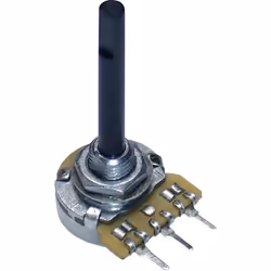 enquête 4.7 kΩ linéaire description Potentiomètre rotatif mono. . Longueur de l'axe: 35 mm. N/A. Courbe : N/A. Puissance : N/ ...