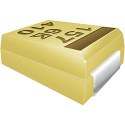 Kemet - T491D107K016AT Condensateur tantale cms 100 µF 16 v 10 % 1 pc(s) W36240