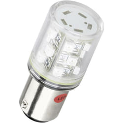 52162413 Ampoule led vert BA15d 230 v/ac 20 mA 6 lm - Barthelme