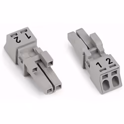 Wago 890-242, Gris, 250 V, 16 A, RoHS, 2,59 g, 10,4 mm
