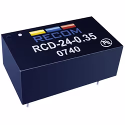Informations techniques Connexion (composants) : pour circuits imprimés Courant de sortie (max.) : 1200 mA Degré d'efficacité ...