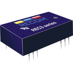 Convertisseur cc/cc pour circuits imprimés Recom REC3-0515DR/H1 Nbr. de sorties: 2 x 5 v/dc 15 v/dc, -15 v/dc 100 mA 3