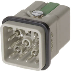 09120123001 Insert mâle Han® q 12 + pe Han-Quick Lock® 1 pc(s) - Harting