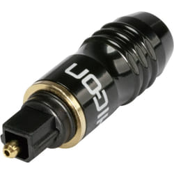 Hicon - Toslink mâle, droit HI-TL01 Nombre de pôles: 1 noir 1 pc(s)