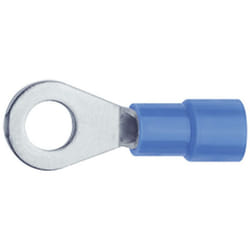 Klauke - 6304 Cosse à oeillet Section max.=2.50 mm² ø du trou=4.3 mm partiellement isolé bleu 1 pc(s) D28482